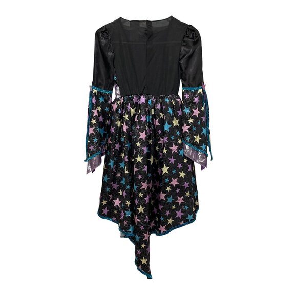 Girls Starry Witch Wizard Fairy Halloween Costume Dress Up Cosplay Size 7 8 - Picture 6 of 8